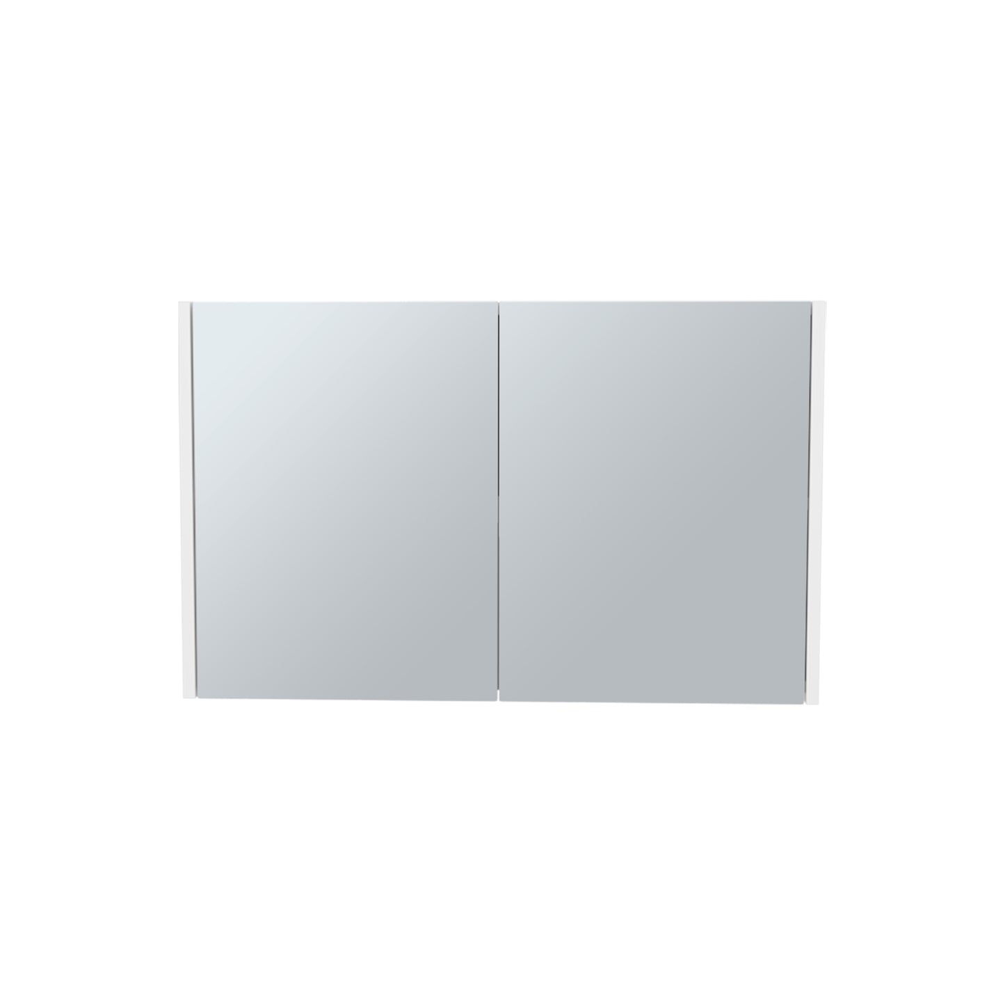 Bouti 19.7" H x 31.5" W Double Door Mirror Medicine Cabinet - White