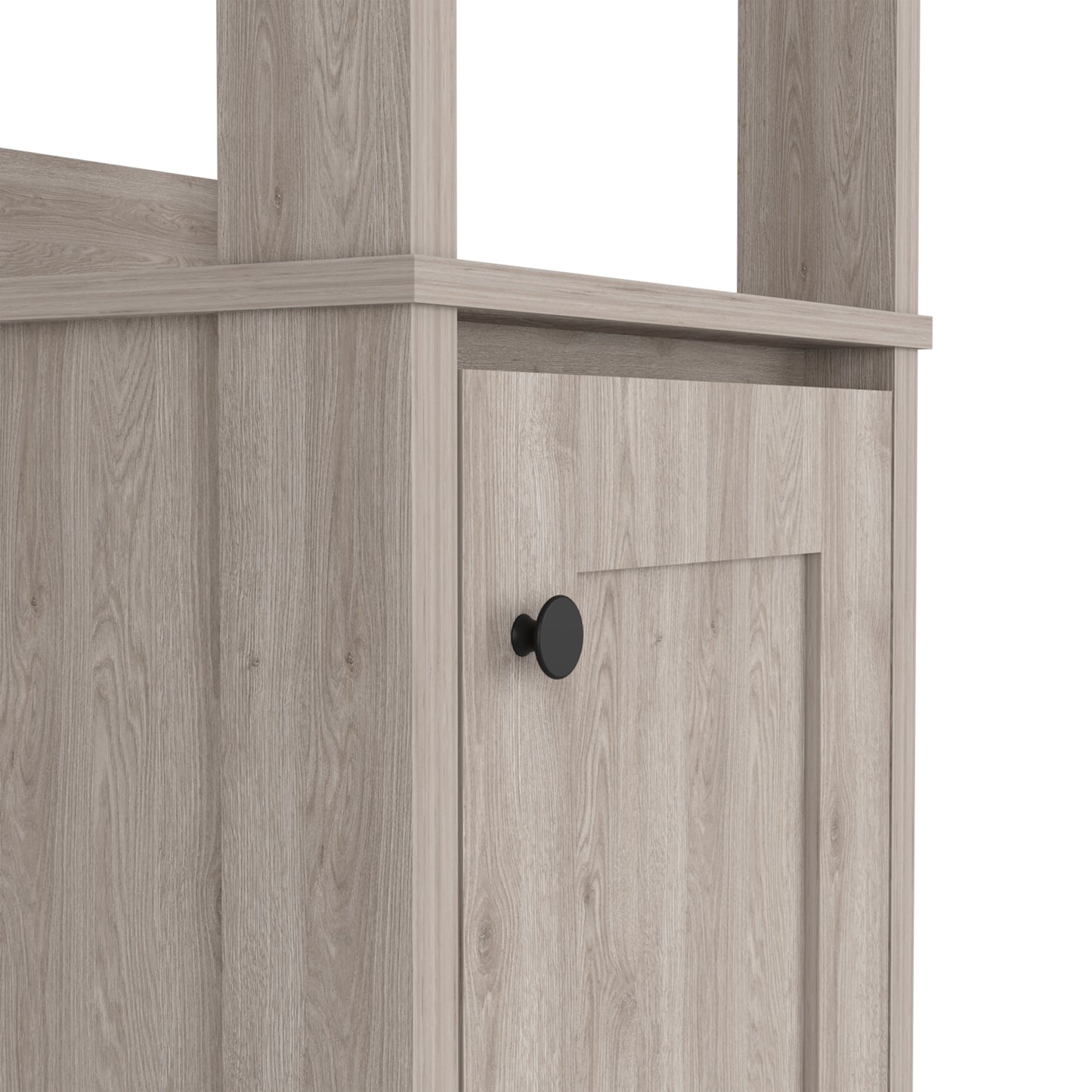 Light Gray Particle Board Bathroom Storage Cabinet for Renovations