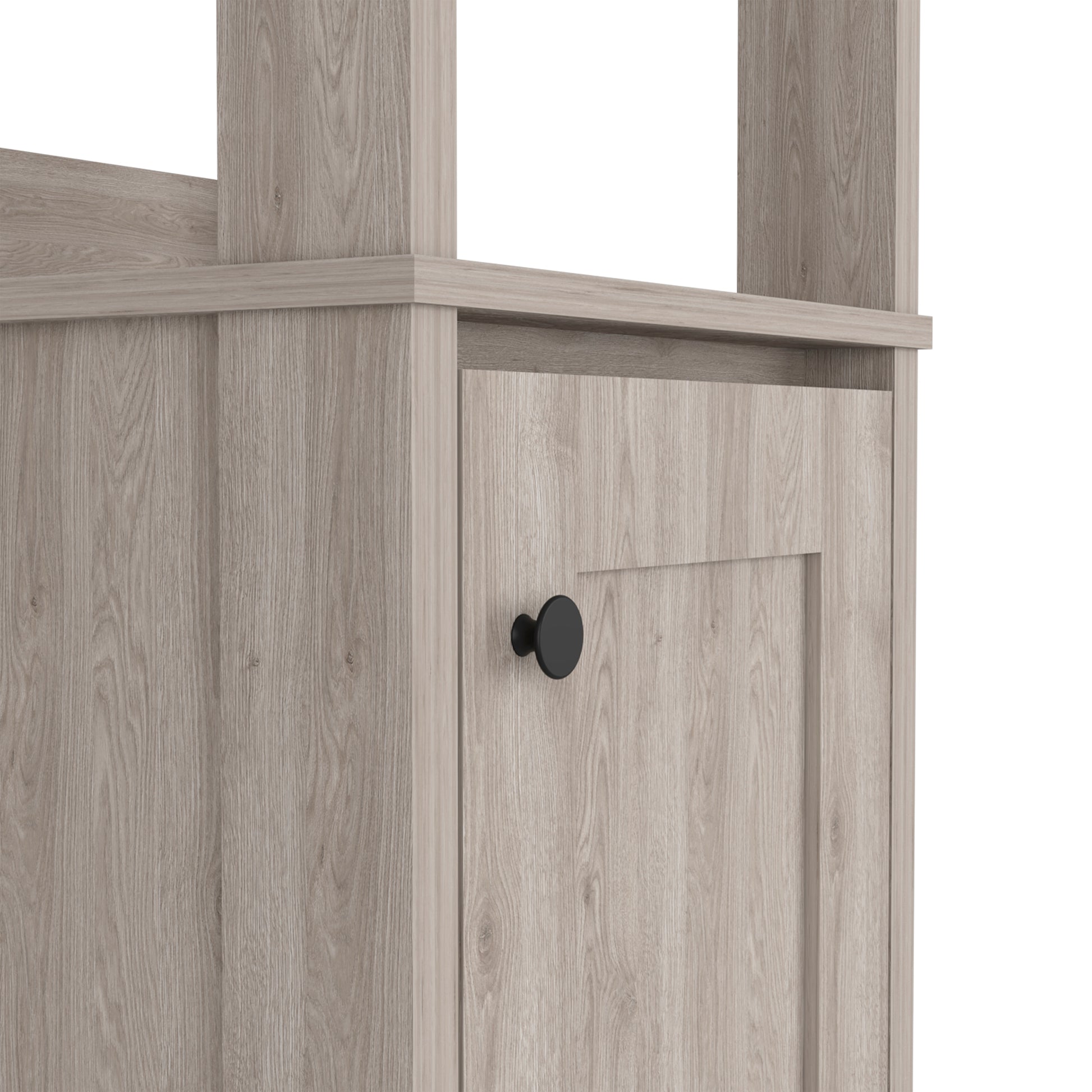 Light Gray Particle Board Bathroom Storage Cabinet for Renovations