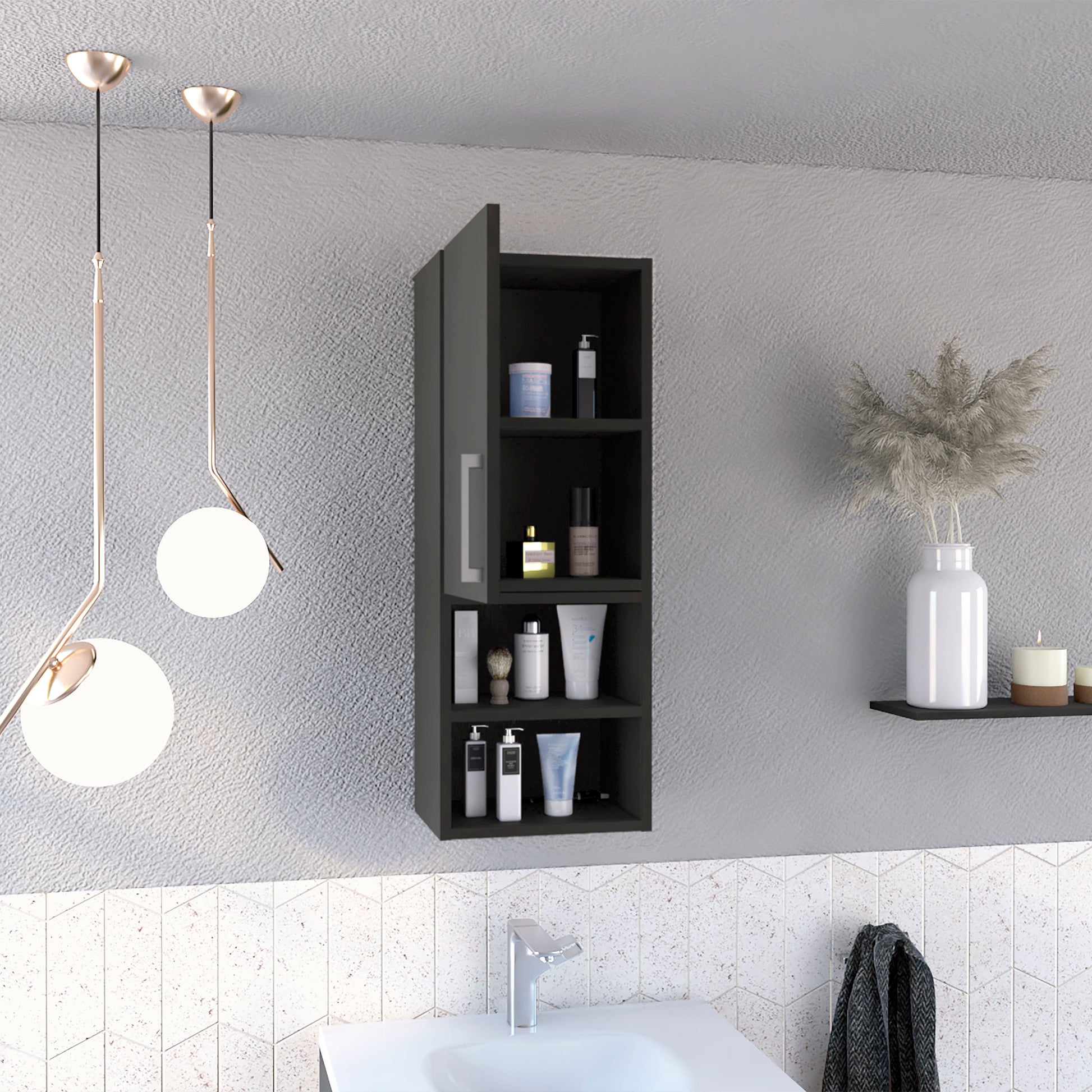 Black Medicine Cabinet - Storage & Organization for Bathroom