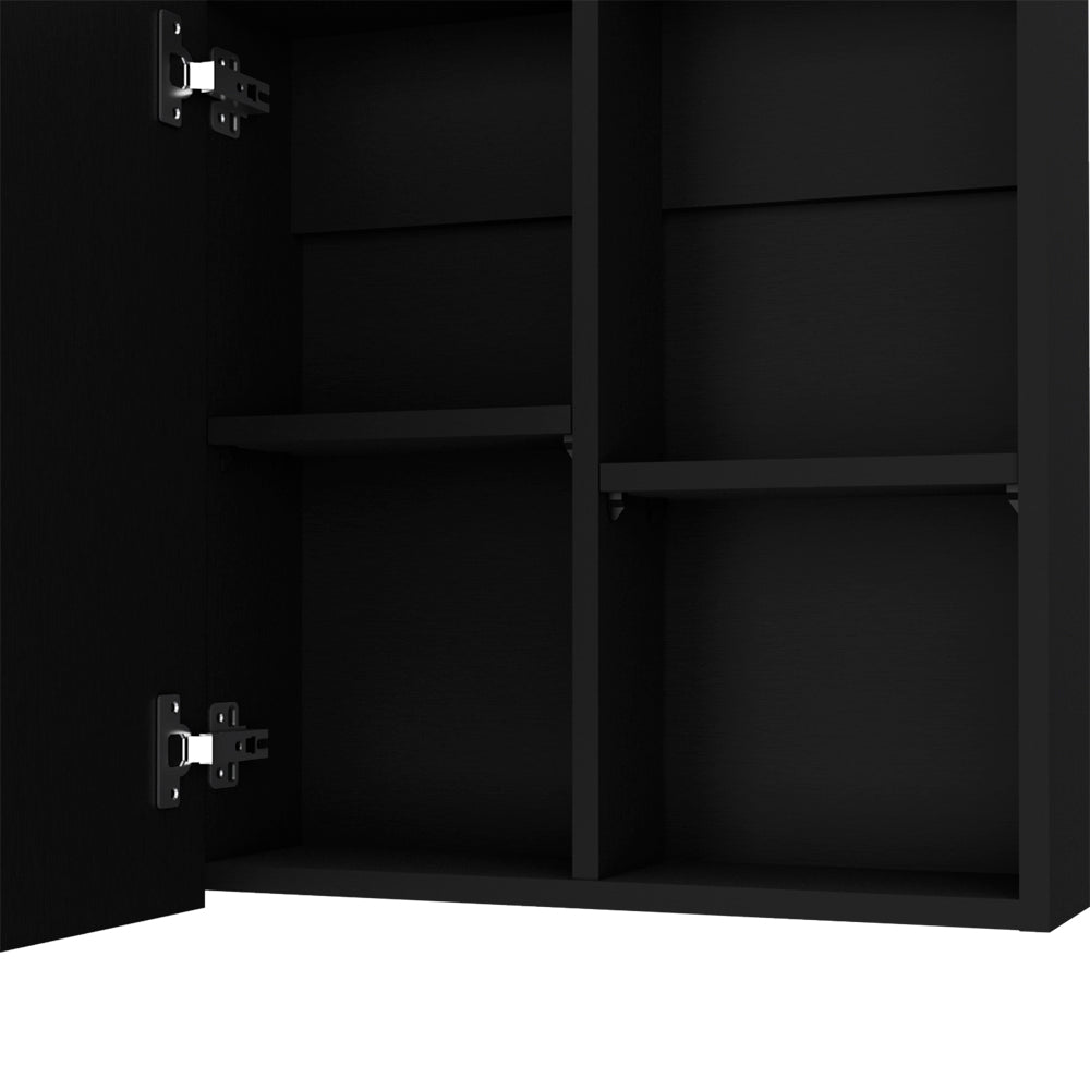 Black Medicine Cabinet - Bathroom Storage Unit