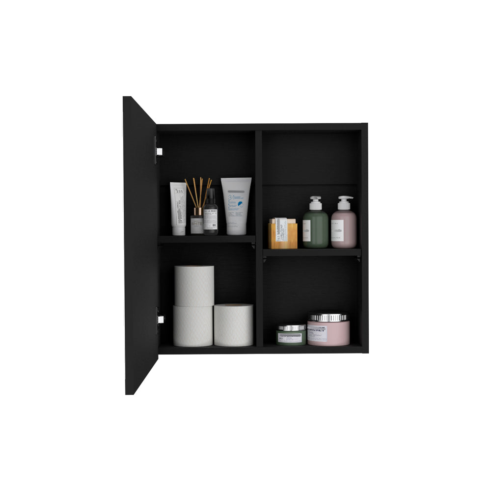 Black Medicine Cabinet - Bathroom Storage Unit