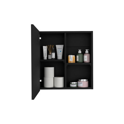 Black Medicine Cabinet - Bathroom Storage Unit