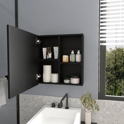 Black Medicine Cabinet - Bathroom Storage Unit
