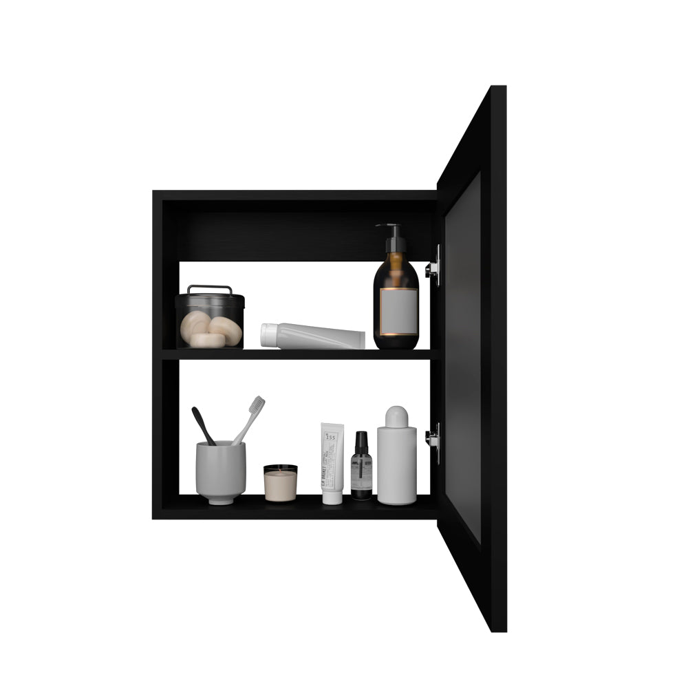 Hailey Medicine Cabinet - Black Bathroom Storage