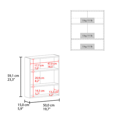 White Bathroom Storage Cabinet with Mirrored Doors