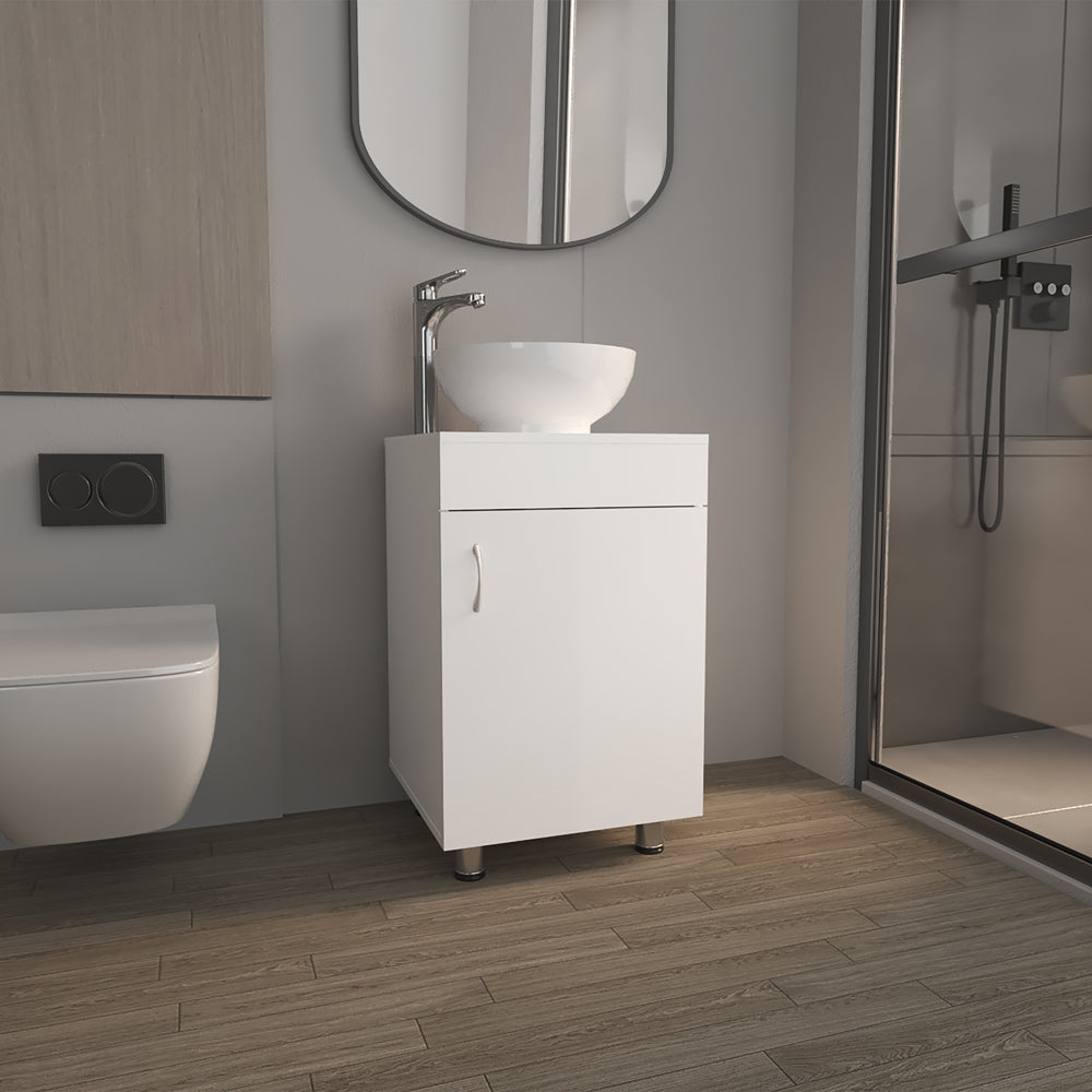 Everson Vanity Sink, White, Bathroom