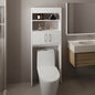 Over The Toilet Cabinet 63" H, Two Shelves, Double Door