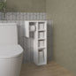 Storage Cabinet, 4 Shelves, White