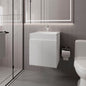 Shoshoni Bathroom Vanity with two Doors, White