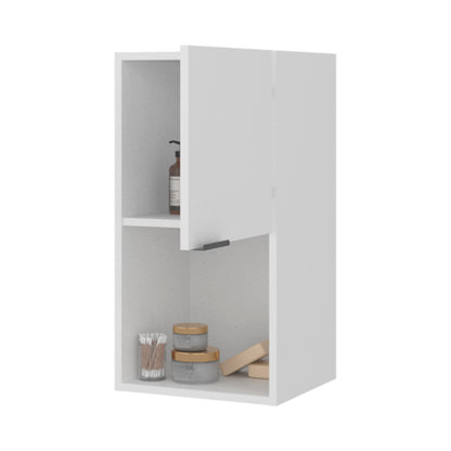 White Wall Mounted Bathroom Storage Cabinet