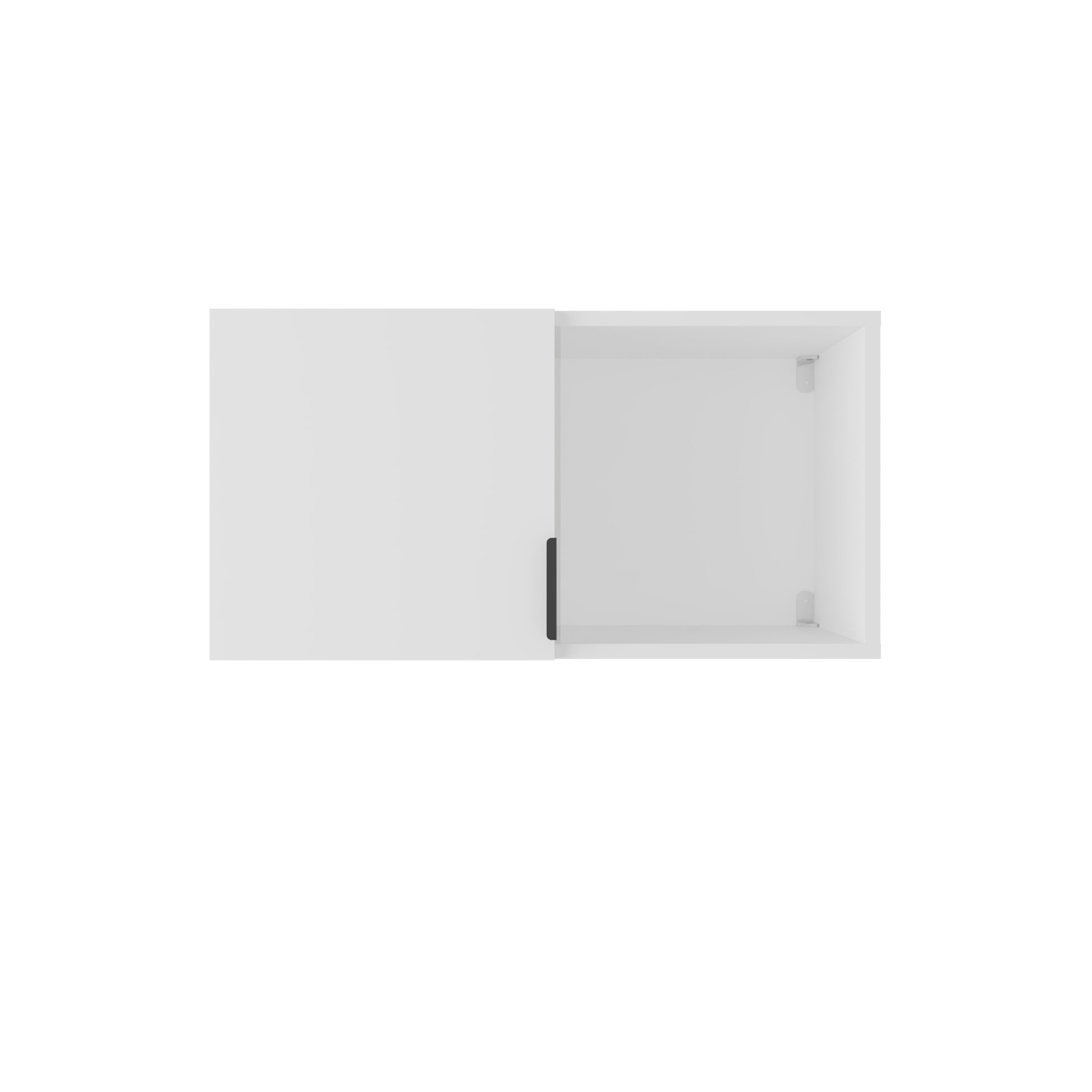 White Wall Mounted Bathroom Storage Cabinet