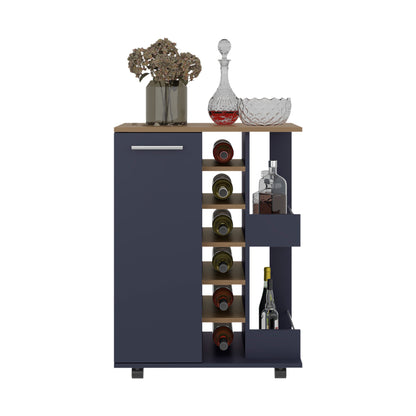 Multicolor Wine Rack with Shelves - Kitchen Storage
