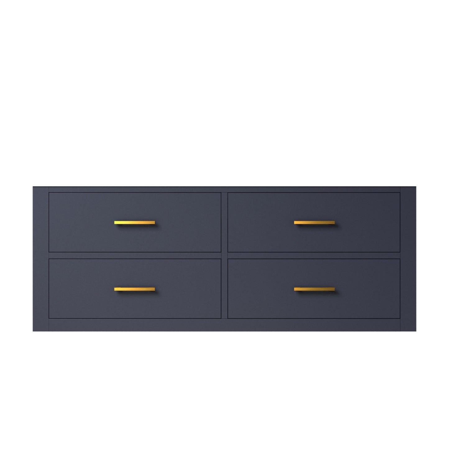 Blue Bathroom Vanity with Storage - 48 Inch Wide