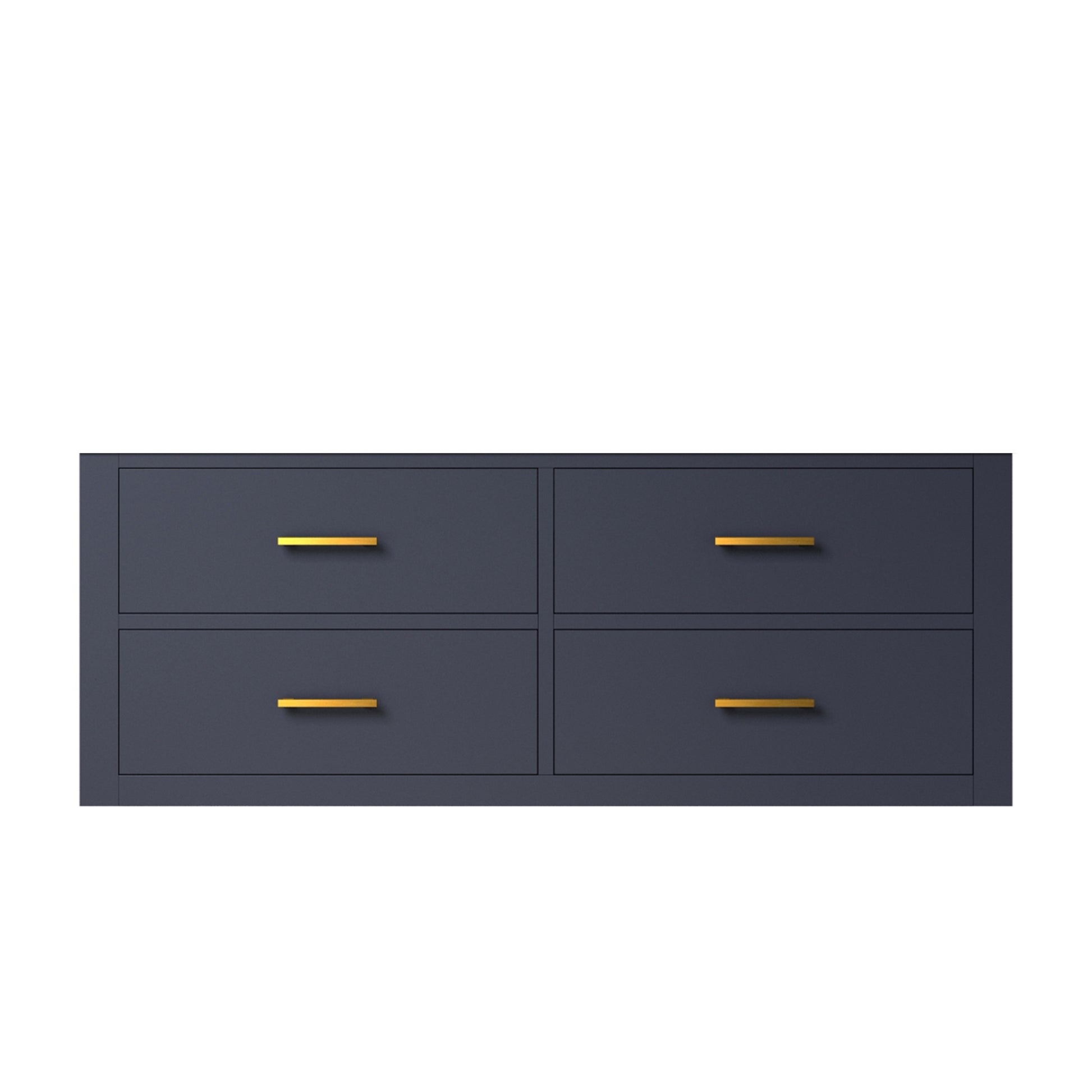 Blue Bathroom Vanity with Storage - 48 Inch Wide