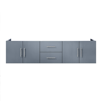 Dark Grey Double Bath Vanity - 72" Wide Storage Cabinet for Bathroom