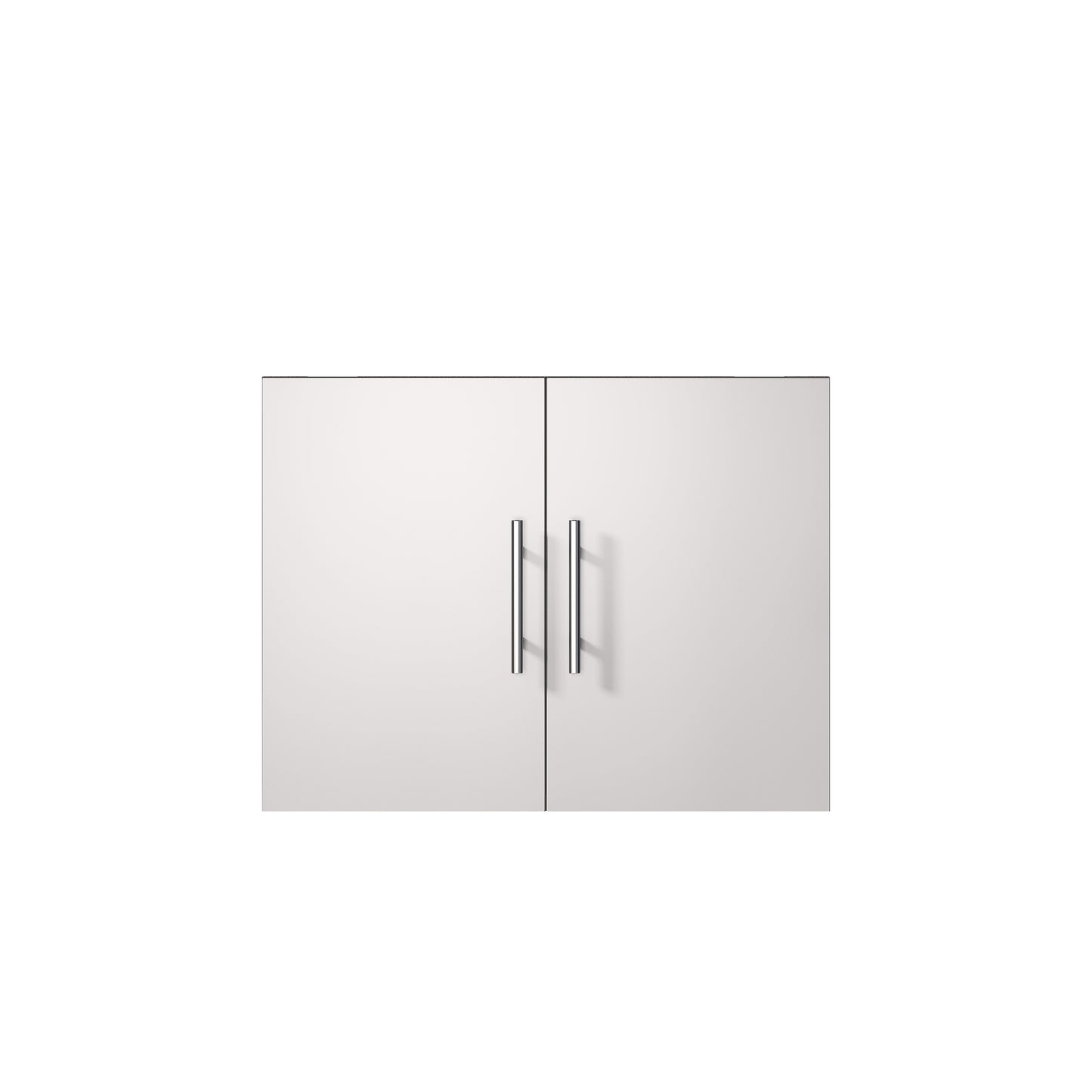 Glossy White Bathroom Vanity with Storage - 24 Inch Wide