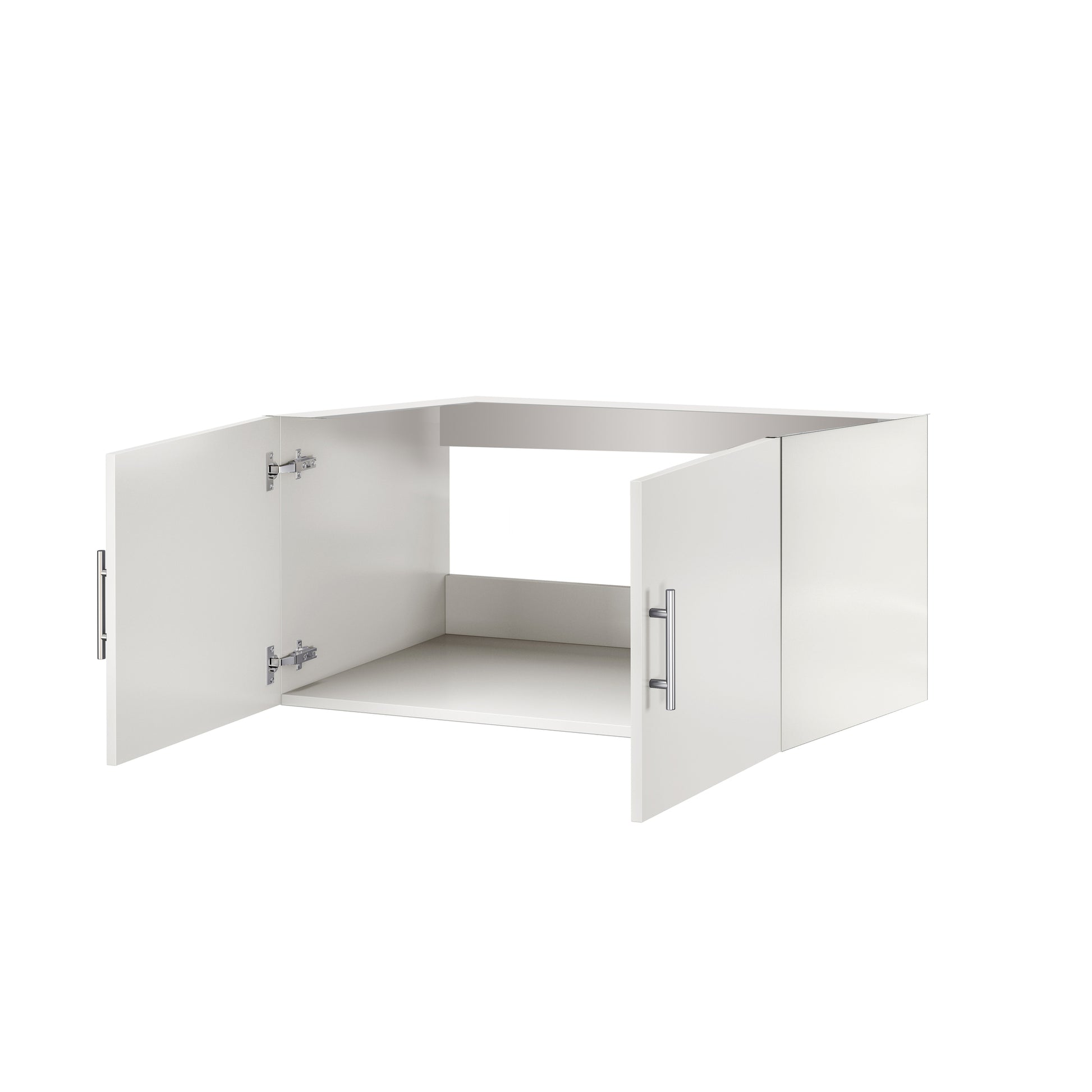 36 Inch Glossy White Bathroom Vanity with Storage