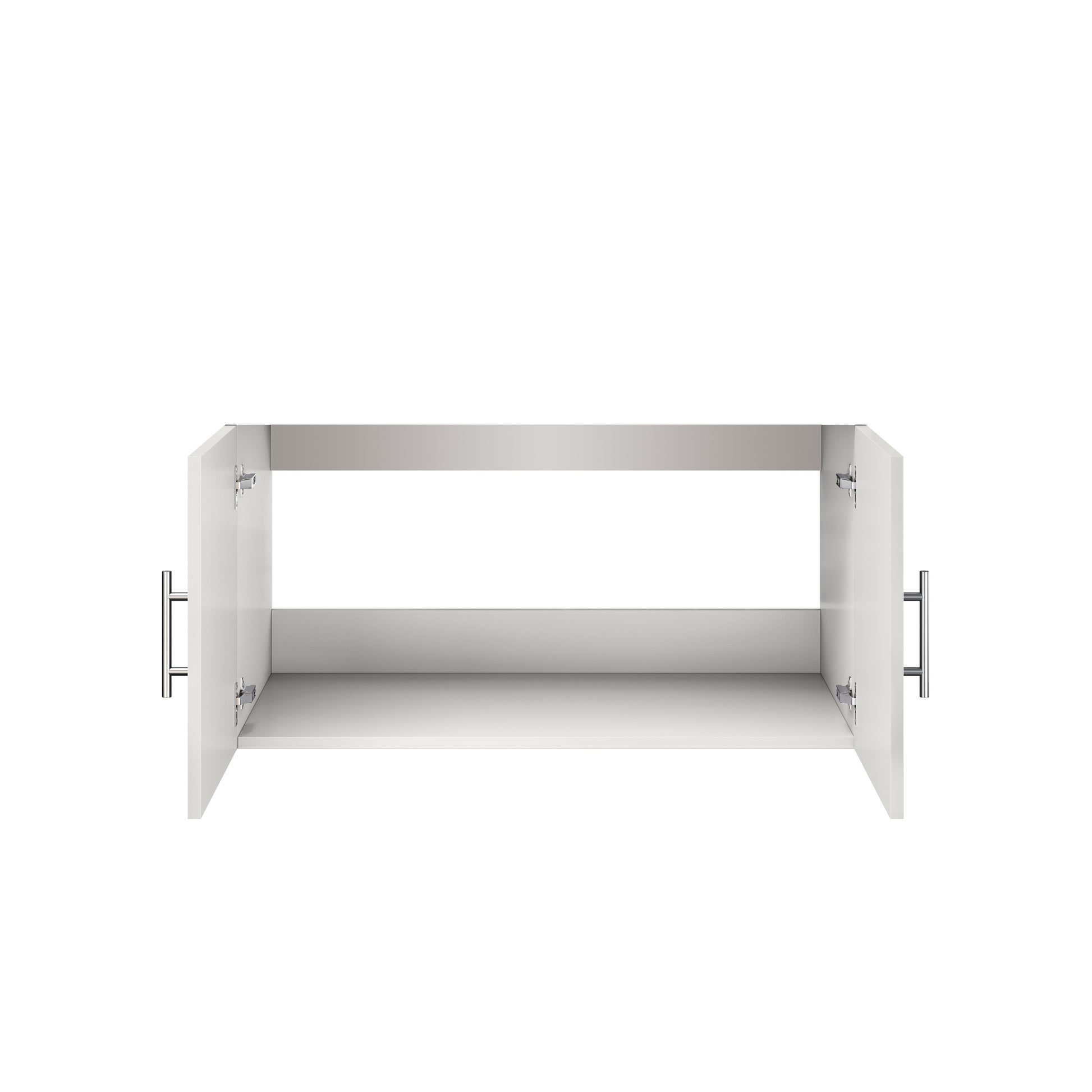 36 Inch Glossy White Bathroom Vanity with Storage