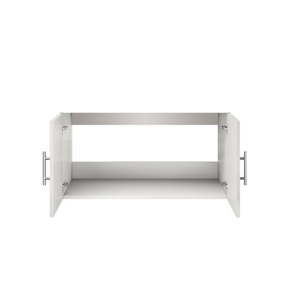36 Inch Glossy White Bathroom Vanity with Storage