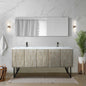 Rustic Acacia Double Bath Vanity 72 in. W x 20 in. D, Cultured Marble Top and Gun Metal Faucet Set