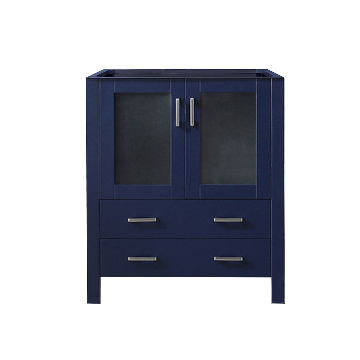Navy Blue Bath Vanity with Storage - 30" Wide