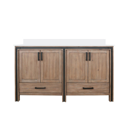 Rustic Barnwood Double Bath Vanity - Storage & Style