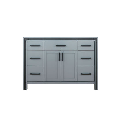 48 Inch Dark Grey Bathroom Vanity with Storage