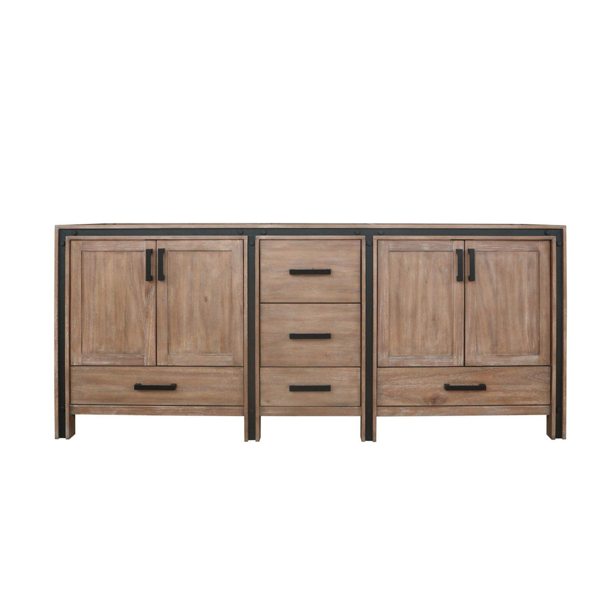 Barnwood Double Bath Vanity - 80 Inch Wide