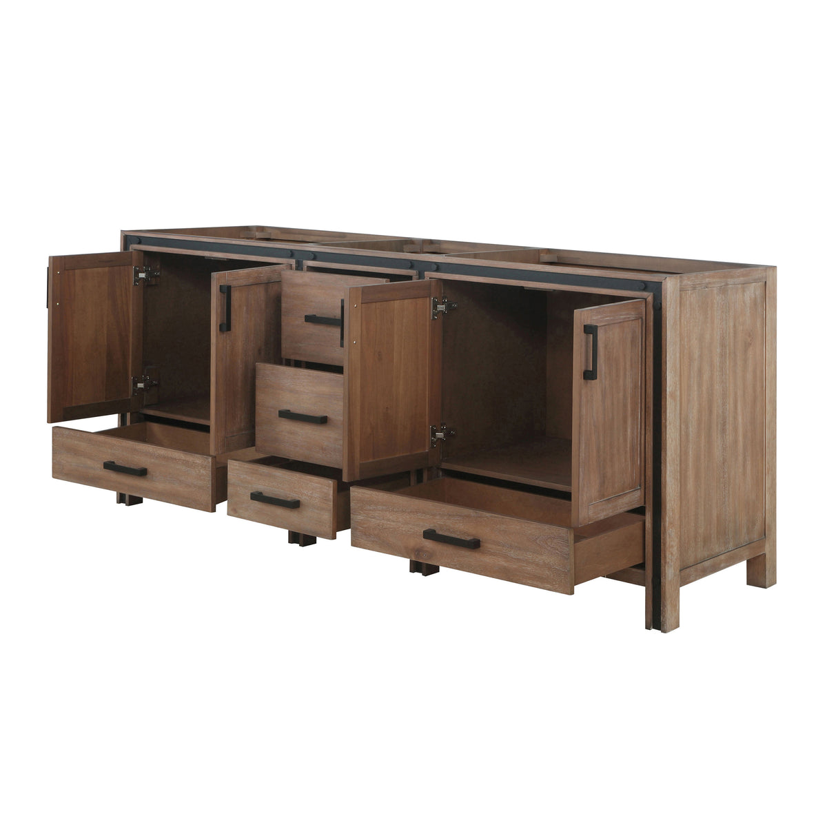 Barnwood Double Bath Vanity - 80 Inch Wide