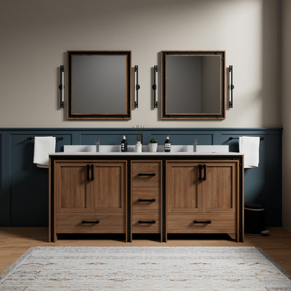 Barnwood Double Bath Vanity - 80 Inch Wide