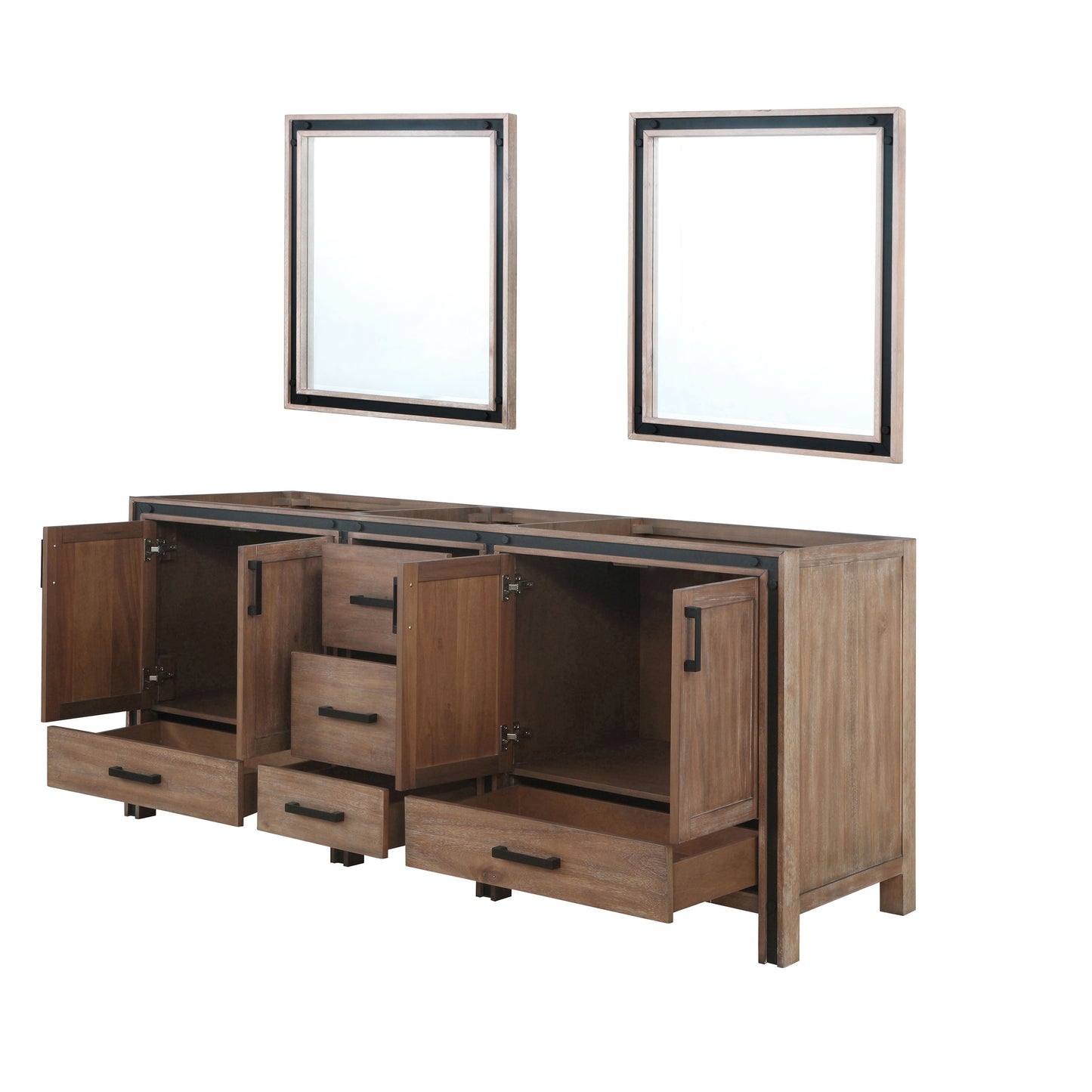 Rustic Barnwood Double Bathroom Vanity for Full Renovation