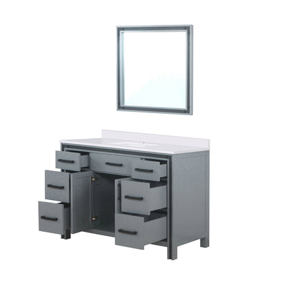 Dark Grey Wood Bathroom Vanity with Quartz Top for Bathroom Renovation