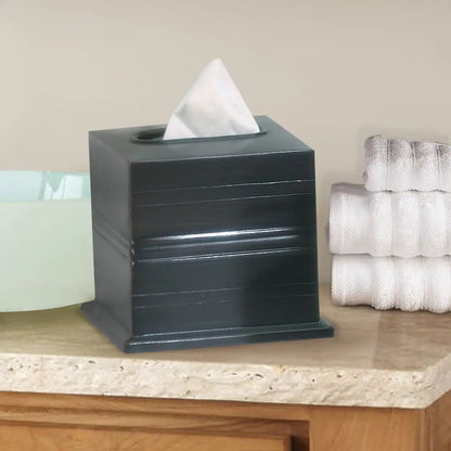 Tissue Box Stainless Steel Square Facial Tissue Box Holder  Oil Rubbed Bronze Finish