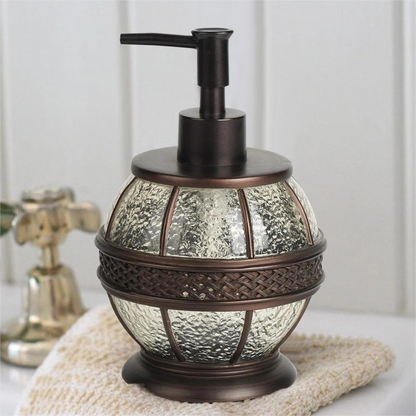 Oil-Rubbed Bronze Liquid Soap Dispenser - Resin Pump Bottle