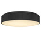 13 inch Black LED Flush Mount