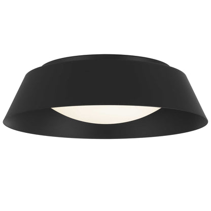 15 inch Black LED Flush Mount