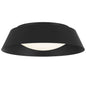 15 inch Black LED Flush Mount