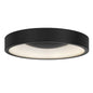 14 inch Black LED Flush Mount