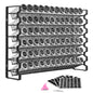 Spice Rack Organizer for Cabinet Seasoning Storage Set Wall Mounted 4 Pack