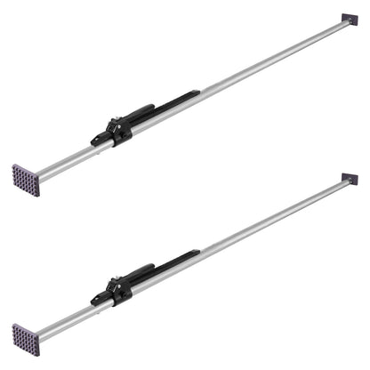 Cargo Bar, Cargo Bar Adjustable from 89" to 104", Heavy-duty Steel Cargos Stabilizer with Non-Slip Foot Pads, Truck Bed Load Lock Bars for Box Trucks, Semi-Trailers, Trailers (2PCS)