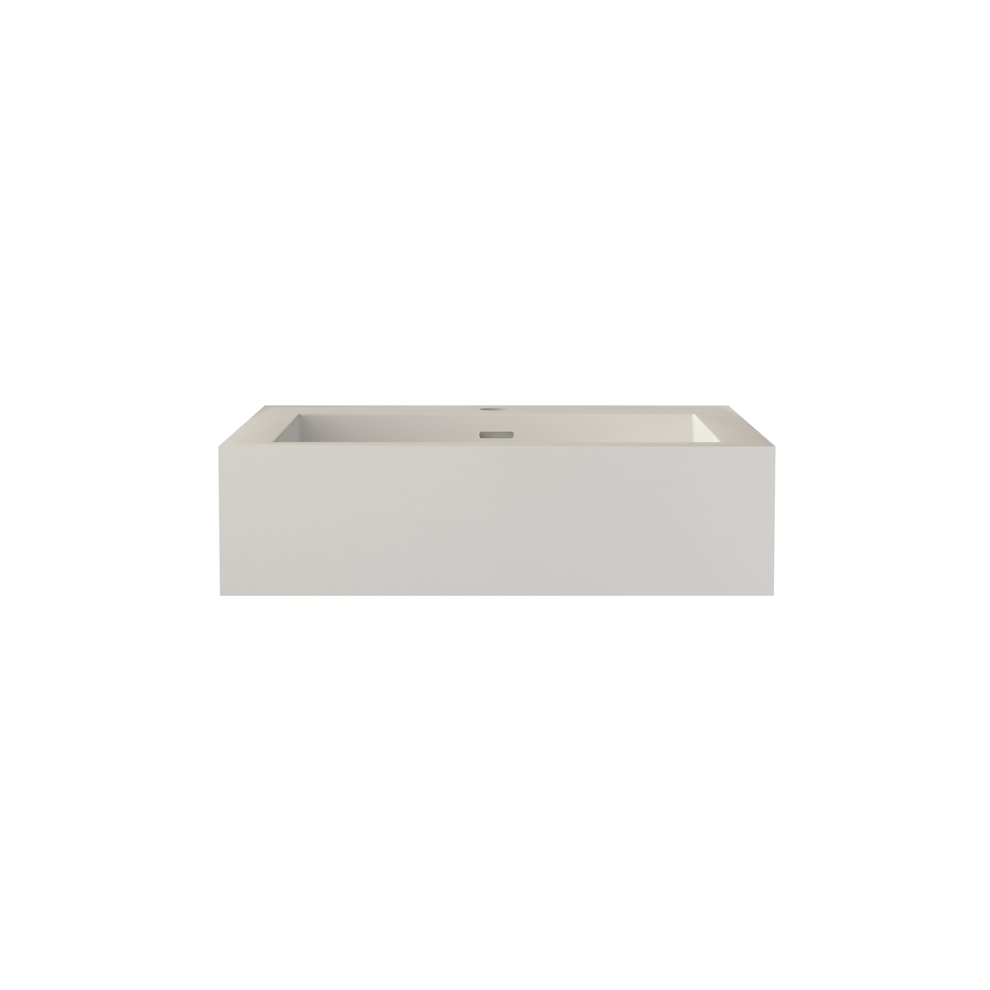 Bathroom Matte White Solid surface Basin