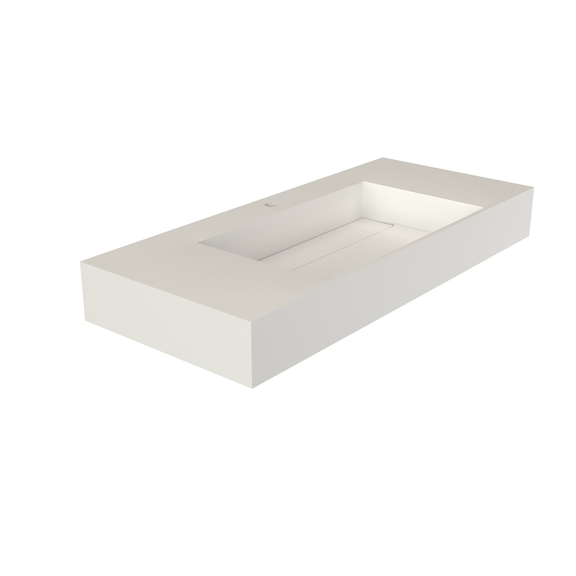 42'' Solid surface Basin, Matte White Color