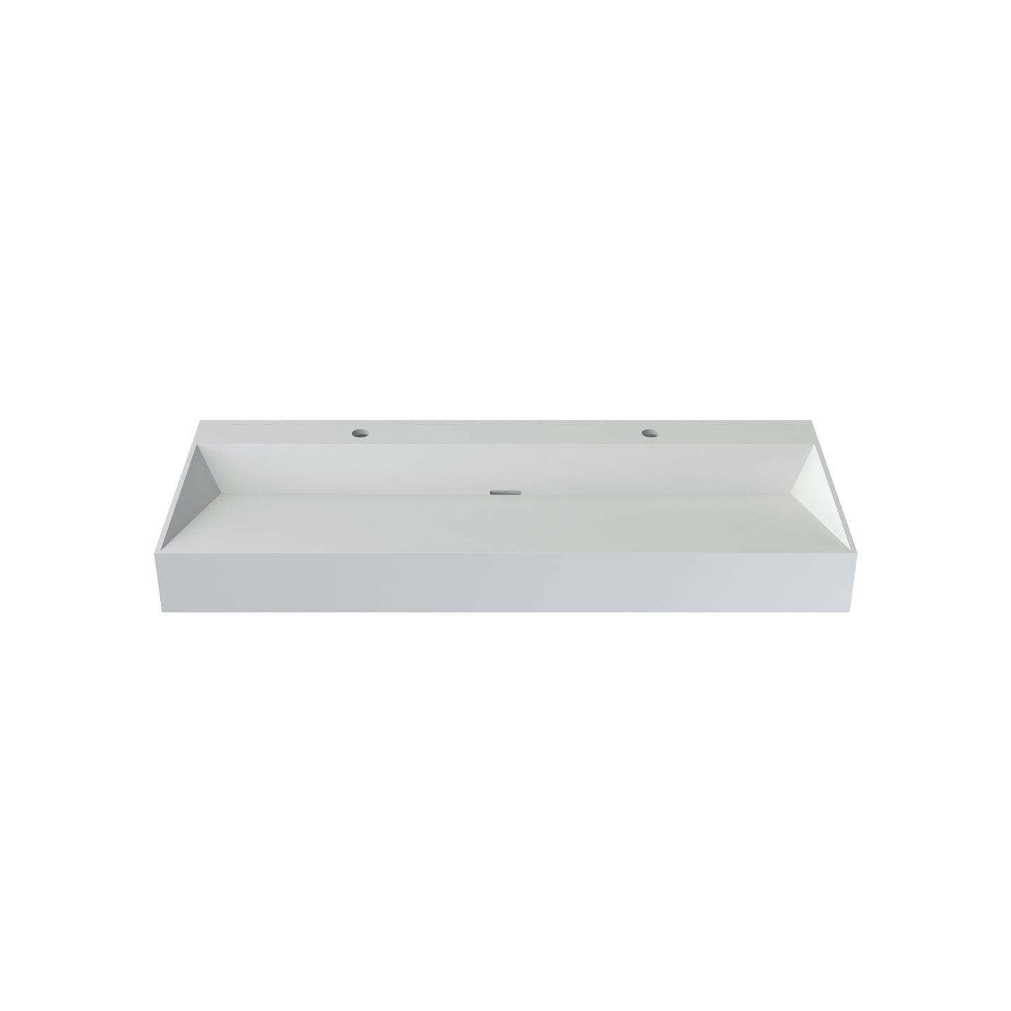 48'' Solid surface Basin, Matte White Color