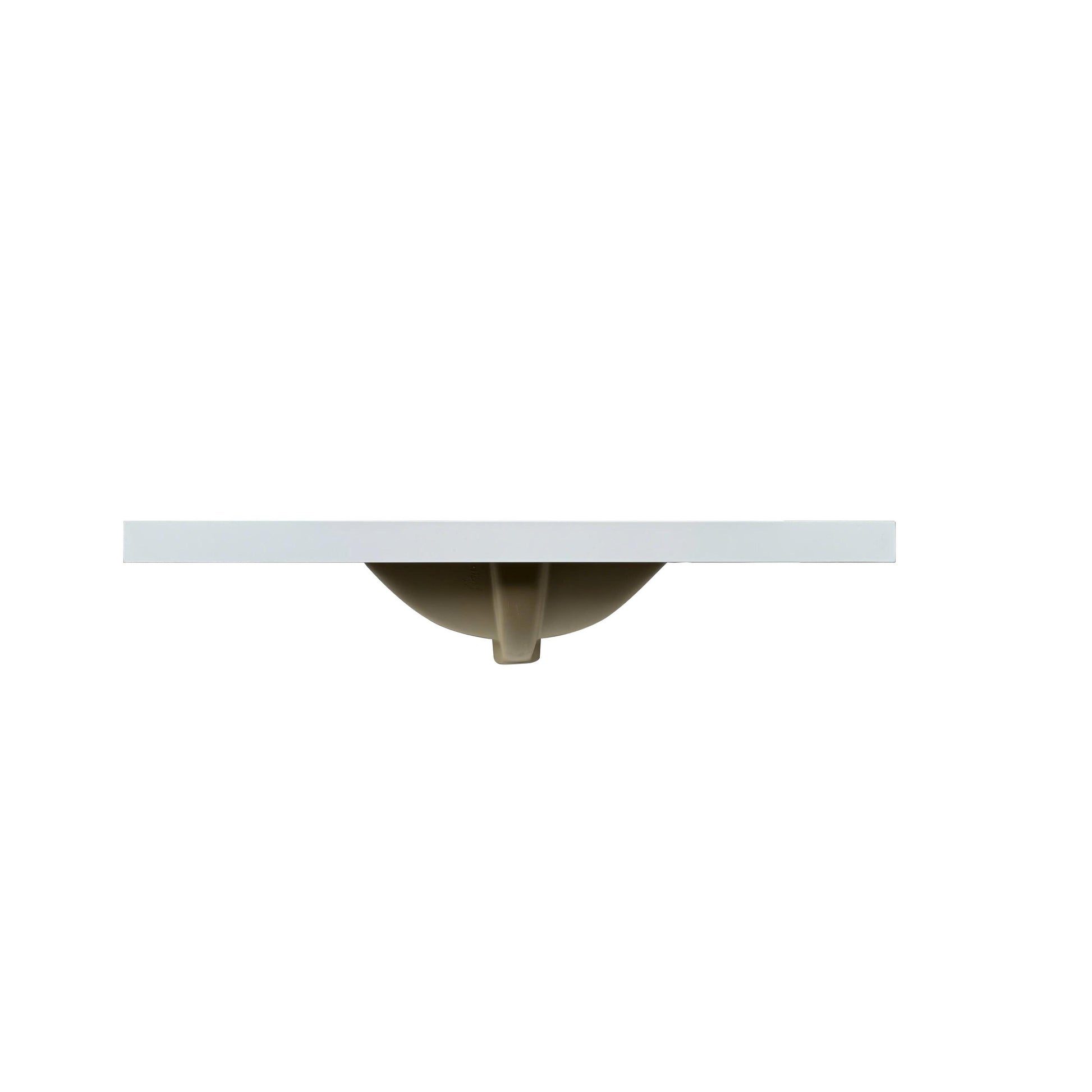 35.98"W Bathroom Vanity Cabinet - Natural Wood Sink & Countertop