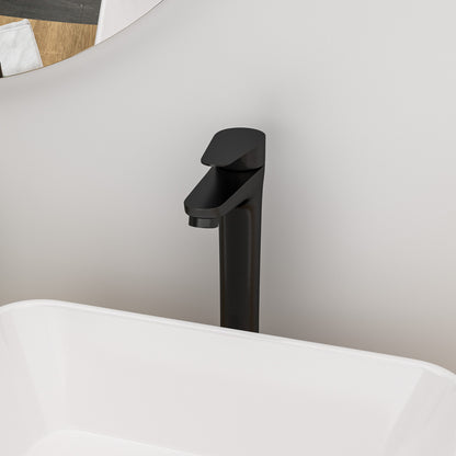 Oil-Rubbed Bronze Deck Mount Bathroom Faucet - Single Handle