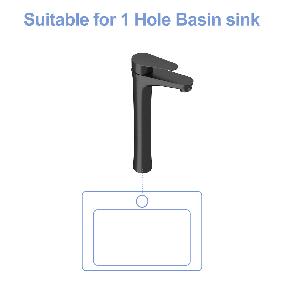 Oil-Rubbed Bronze Deck Mount Bathroom Faucet - Single Handle