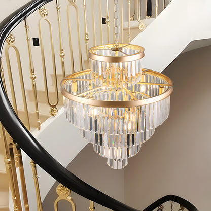 Luxury Gold Crystal Chandelier - Dining Room Lighting