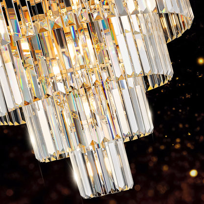 Luxury Gold Crystal Chandelier - Dining Room Lighting