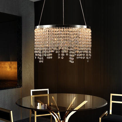16 Inch Crystal Chandelier - Modern Living Room Lighting